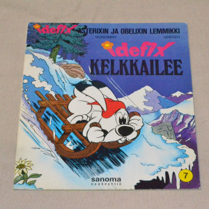 Idefix kelkkailee